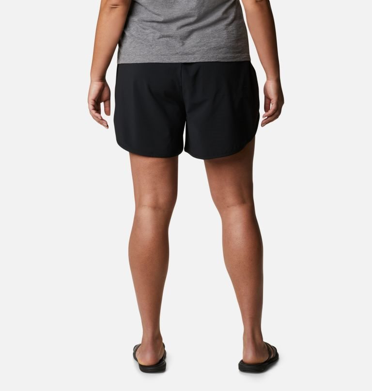 Women's Columbia Pleasant Creek Stretch Shorts Black | Plus Size CA-W054A